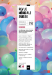 REVUE MEDICALE SUISSE, N° 852 - 29 novembre 2023 - Urologie