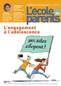 L'ECOLE DES PARENTS, N° 632 - Juillet-août-septembre 2019 - L'engagement à l'adolescence