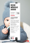 REVUE MEDICALE SUISSE, N° 726 - 17 février 2021 - Pédiatrie