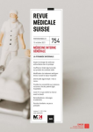 REVUE MEDICALE SUISSE, N° 754 - 13 octobre 2021 - Médecine interne générale