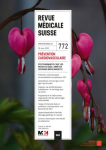 REVUE MEDICALE SUISSE, N° 772 - 09 mars 2022 - Prévention cardiovasculaire