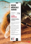 REVUE MEDICALE SUISSE, N° 776 - 6 avril 2022 - Allergo-immunologie
