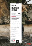 REVUE MEDICALE SUISSE, N° 770 - 23 février 2022 - Pédiatrie