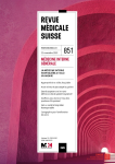 REVUE MEDICALE SUISSE, N° 851 - 22 novembre 2023 - Médecine interne générale